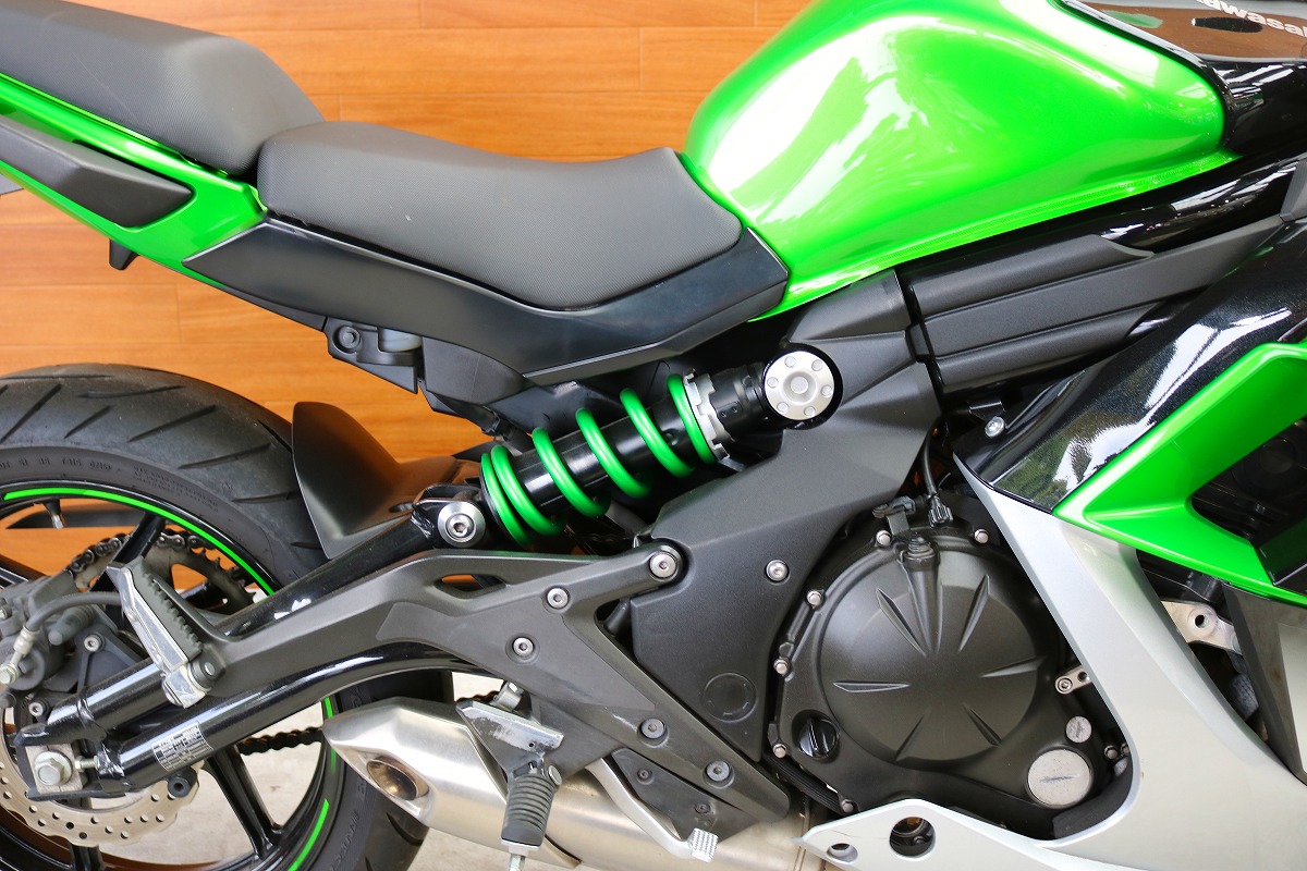 熊本中古車バイク情報 カワサキ Ninja400 400 緑 熊本のバイクショップ アール バイクの新車 中古車販売や買取 レンタルバイクのことならおまかせください