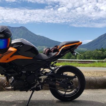 阿蘇で撮影されたZ400の画像