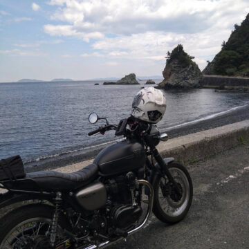 大分県で撮影されたW800の画像