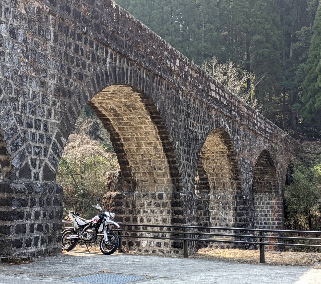 竹田市 明正井路で撮影されたWR250Xの画像