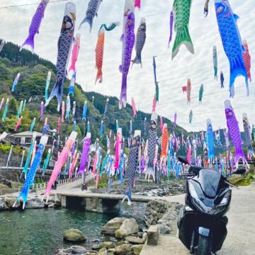杖立温泉で撮影されたPCX125の画像