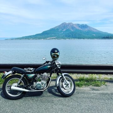 鹿児島県 磯海水浴場付近で撮影されたSR400の画像