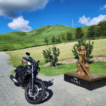 西原村萌の里で撮影されたエリミネーター400の画像