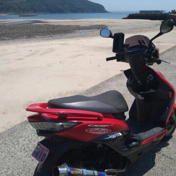 鹿児島県で撮影されたシグナス125の画像