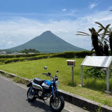 指宿市 開聞岳で撮影されたモンキー125の画像