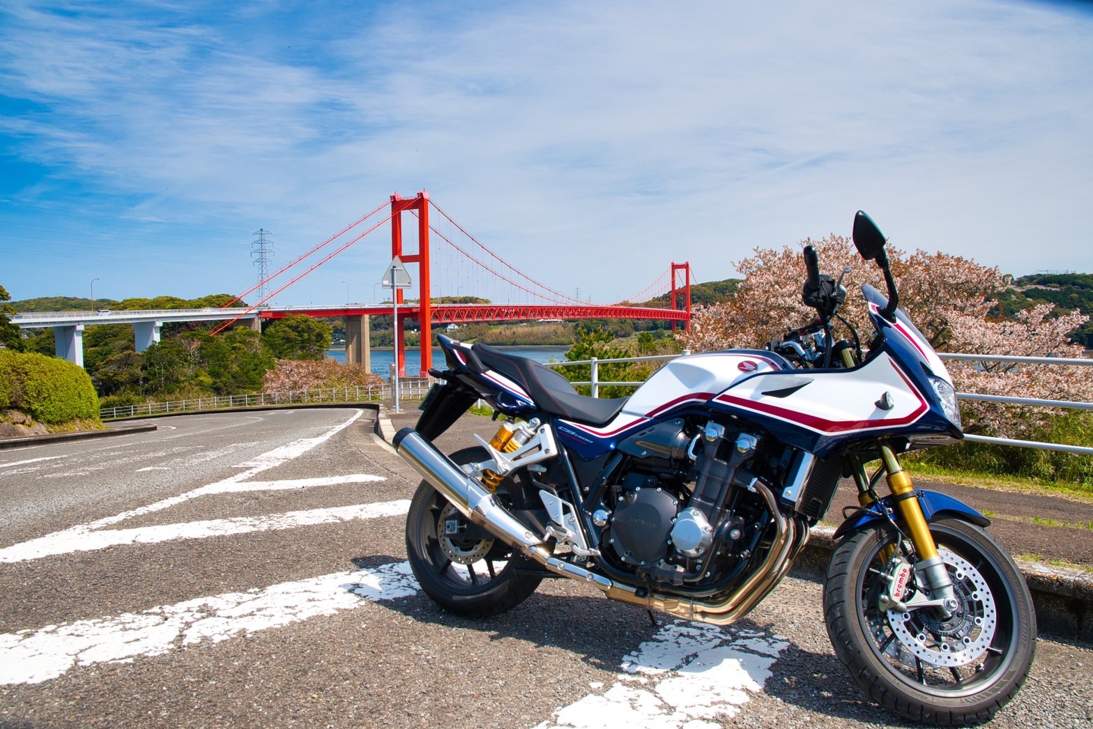 平戸市で撮影されたCB1300SB SPの画像