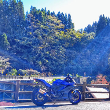 霊台橋で撮影されたYZF-R3の画像