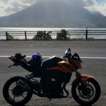 鹿児島桜島で撮影されたZ400の画像