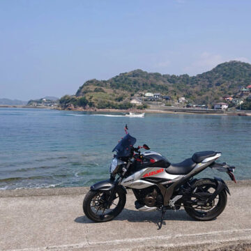 天草で撮影されたジクサー250の画像
