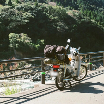 五木村で撮影されたスーパーカブ50の画像
