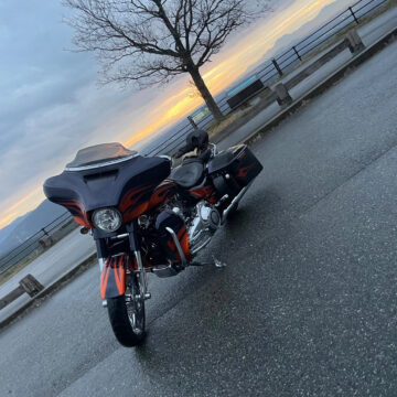 西原で撮影されたストリートグライドの画像