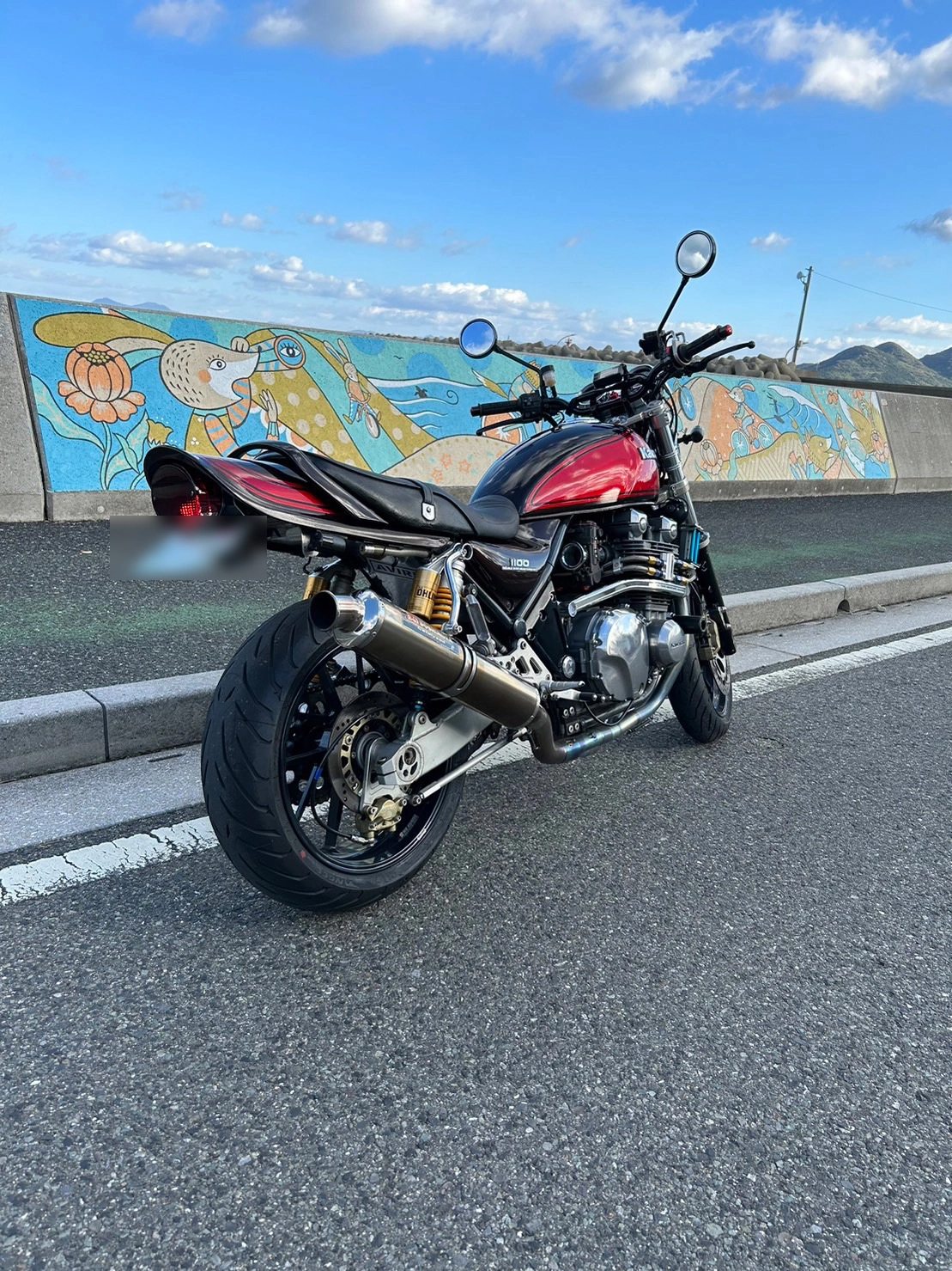 福岡県 遠賀郡岡で撮影されたゼファー1100RSの画像