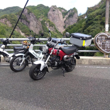 福岡県八女市矢部村日向神（けほぎの岩）で撮影されたDAXの画像
