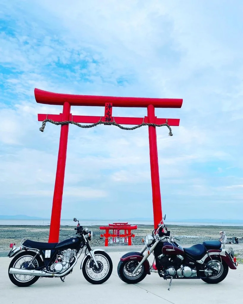 海中鳥居で撮影されたSR400とDSC4の画像