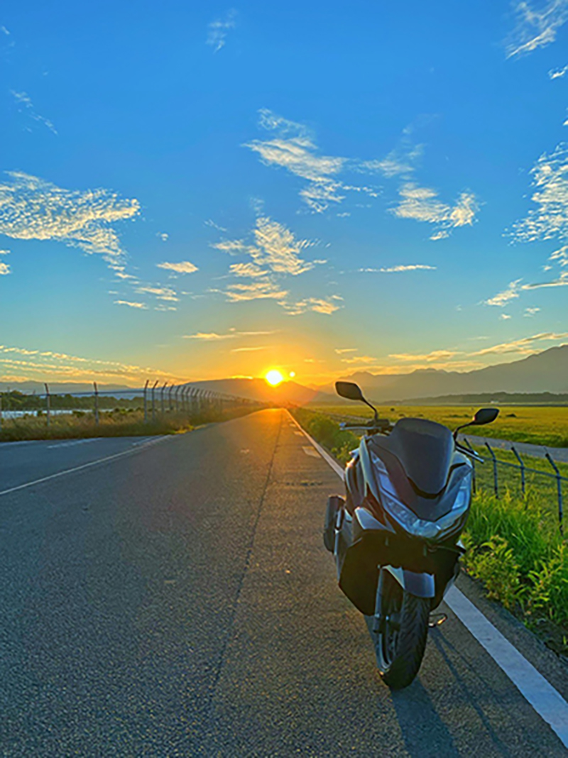 熊本空港裏で撮影されたPCX125の画像