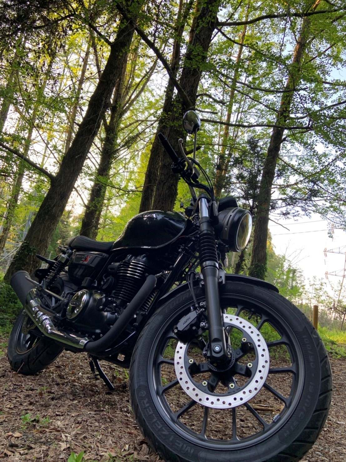 飯田山 山頂付近で撮影されたGB350Sの画像