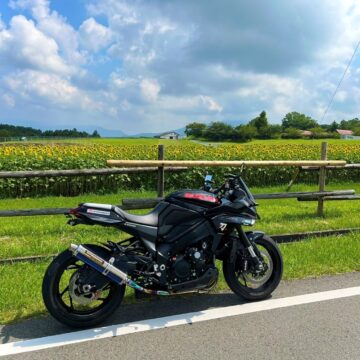 阿蘇ミルク牧場で撮影されたKATANAの画像