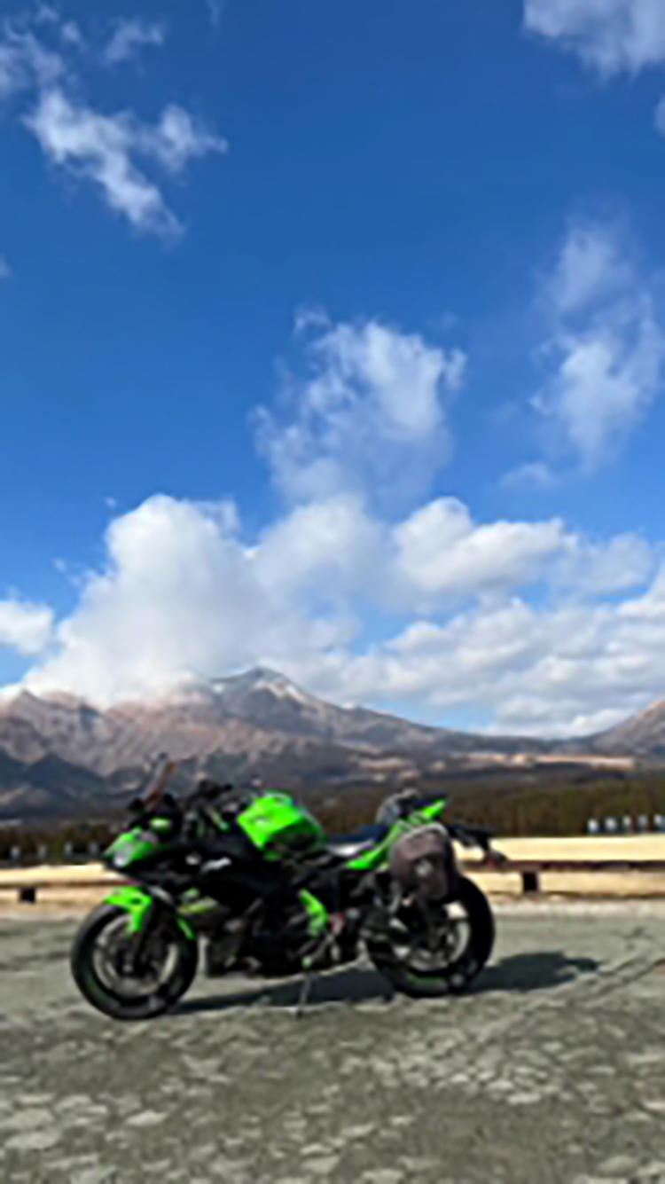 月周り公園で撮影されたNinja650の画像
