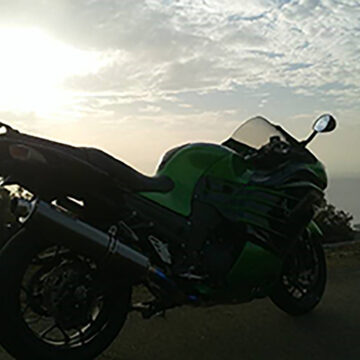ナルシストの丘で撮影されたZX-14Rの画像