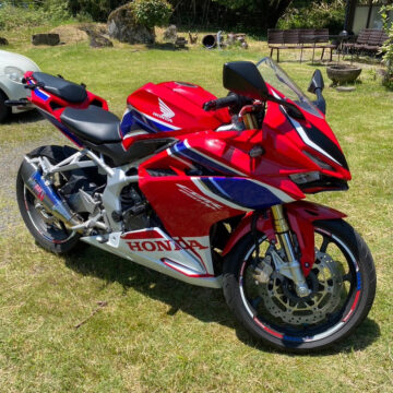 自宅で撮影されたGBR250RRの画像