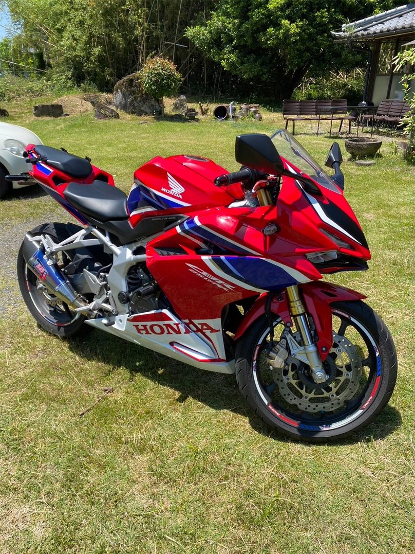 自宅で撮影されたGBR250RRの画像
