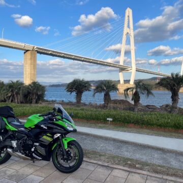 西海市大島大橋公園で撮影されたninja650の画像