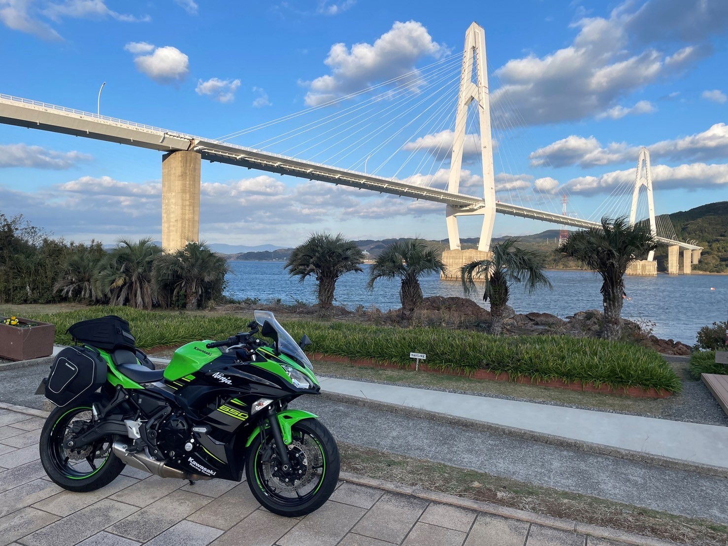西海市大島大橋公園で撮影されたninja650の画像