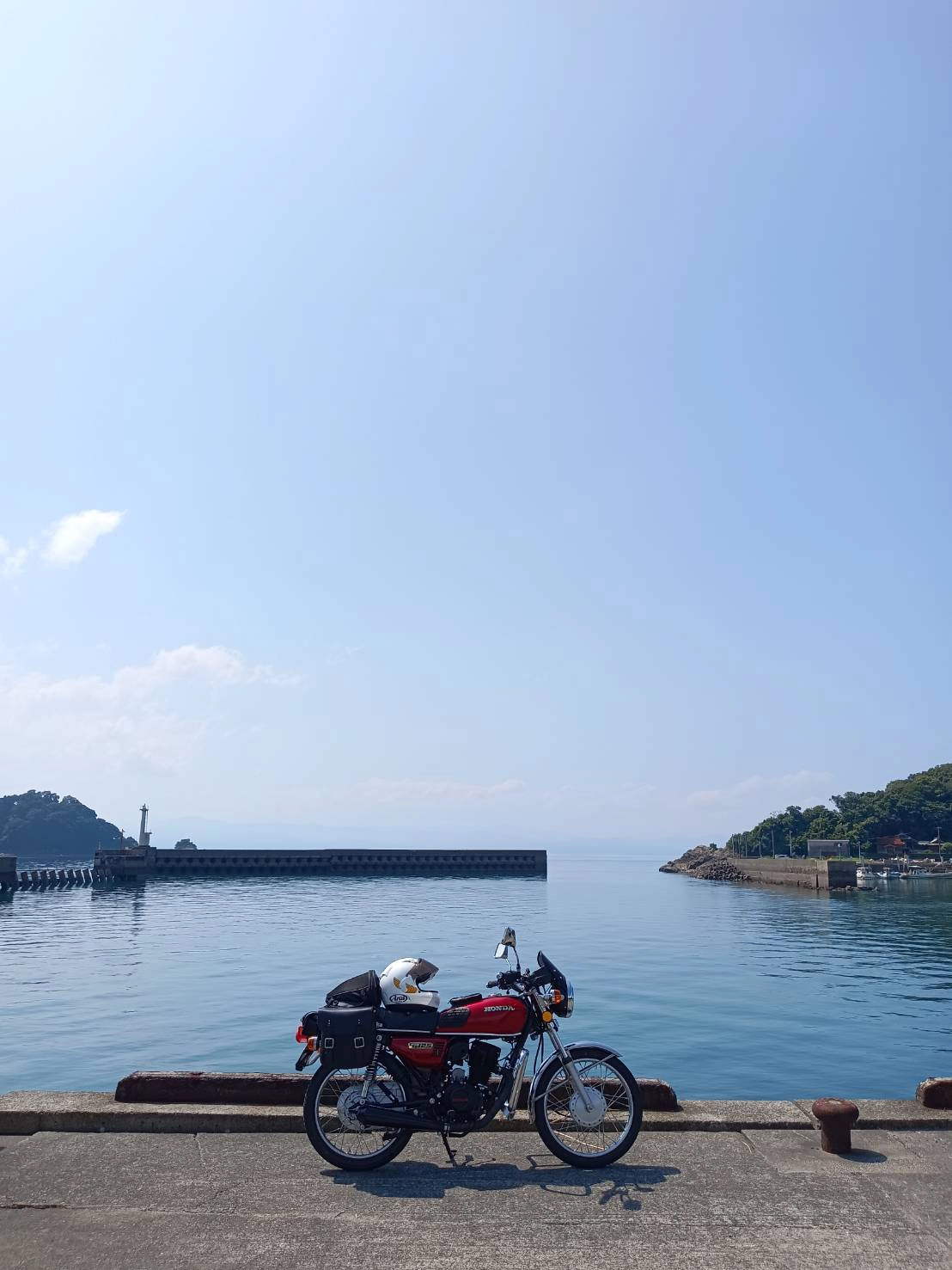 牟田漁港（上天草）で撮影されたCG125の画像