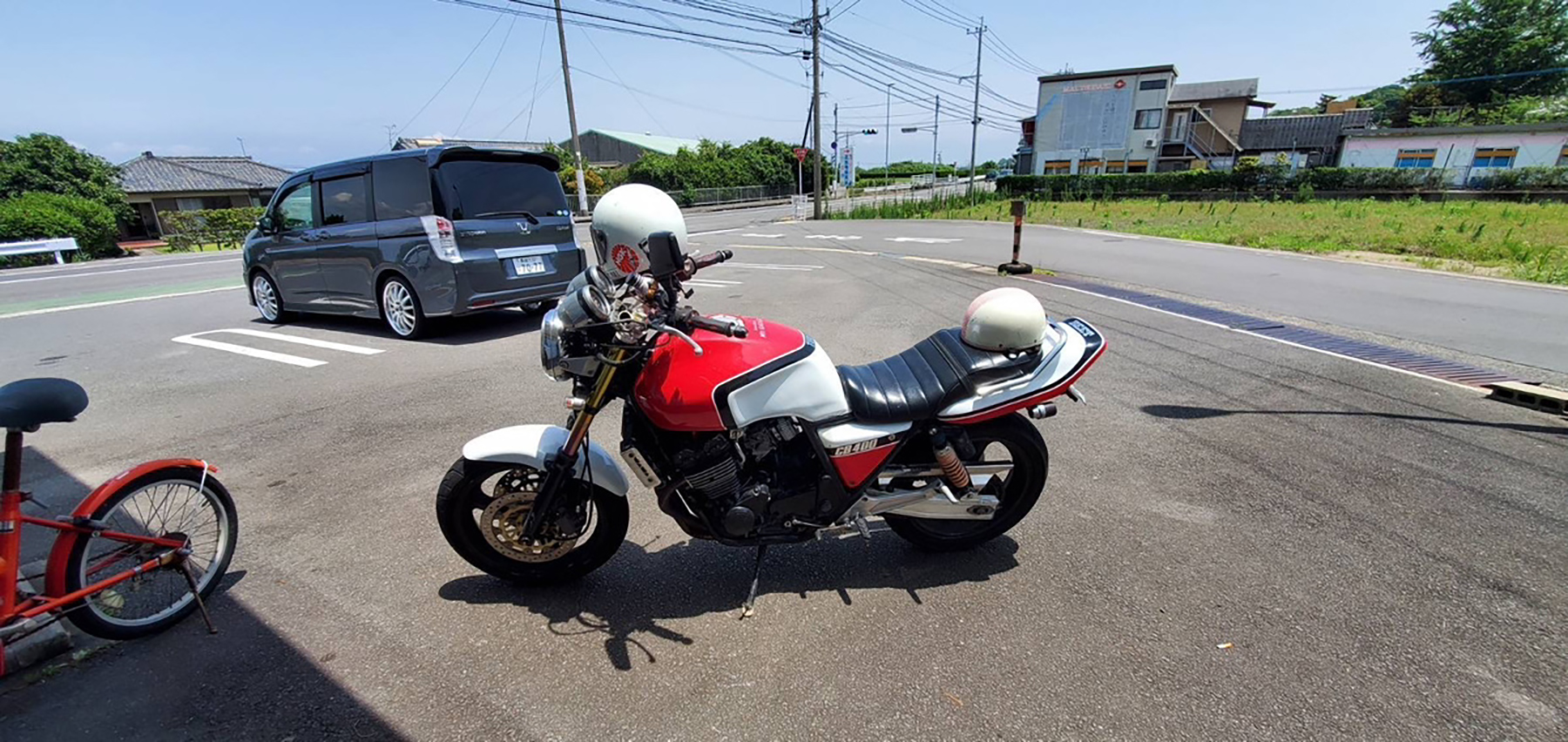 不明で撮影されたCB400SFの画像