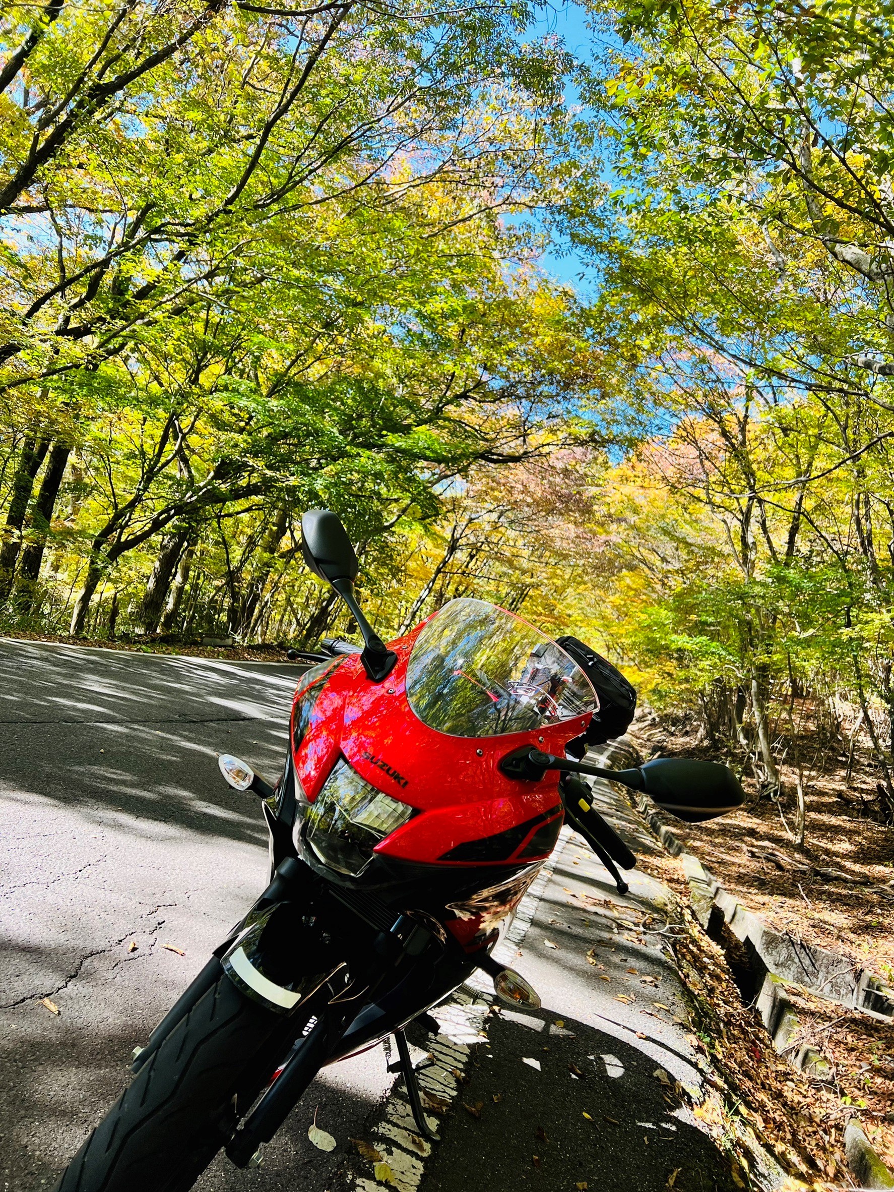 九重町で撮影されたgsx-r125の画像