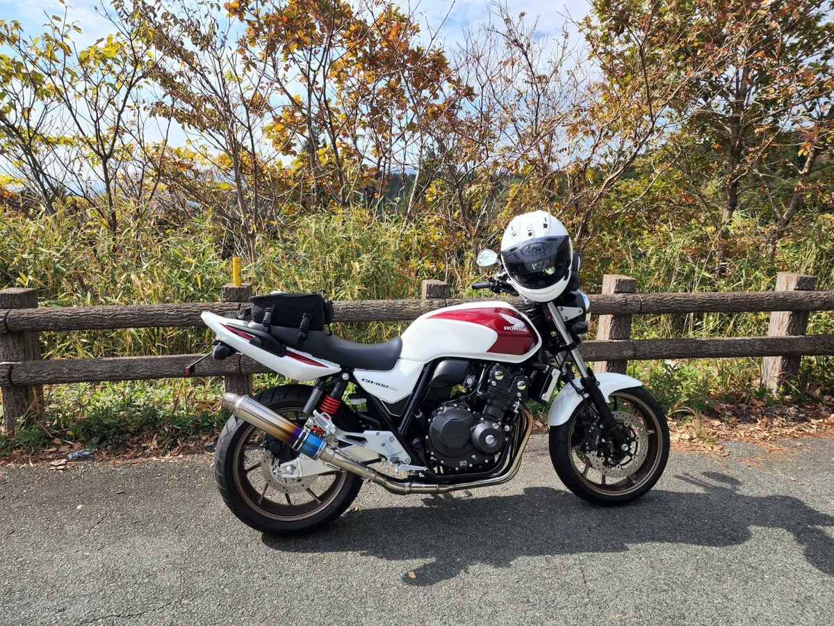 不明で撮影されたCB400SFの画像