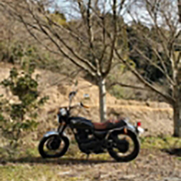 山都町で撮影されたSR400の画像