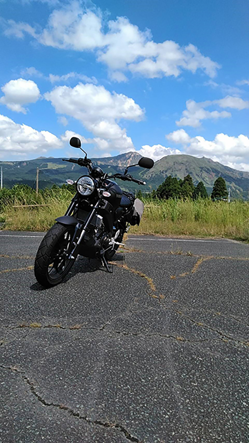 南阿蘇村　木の香湯温泉で撮影されたXSR155の画像