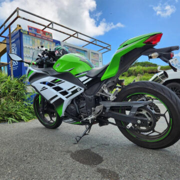 ミルクロードすすきの迷路で撮影されたNinja250の画像