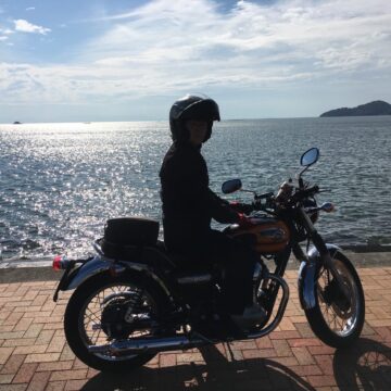 宮津海遊公園で撮影されたW800の画像