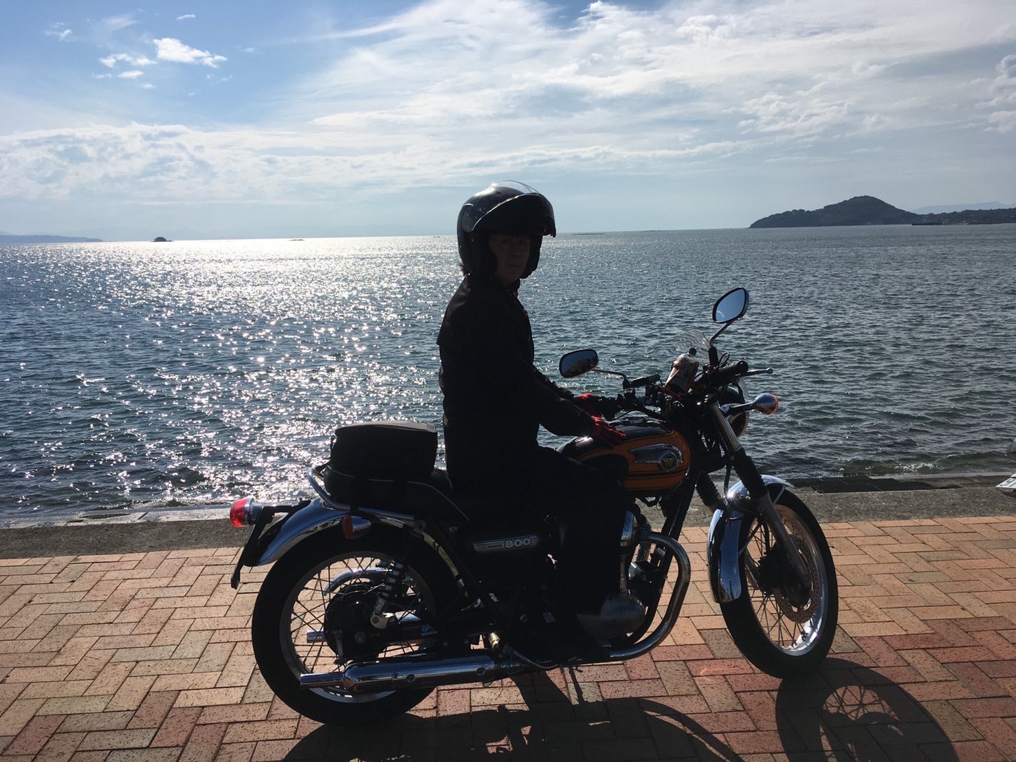 宮津海遊公園で撮影されたW800の画像