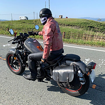 阿蘇で撮影されたレブル250の画像