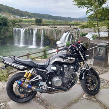 大分県原尻の滝で撮影されたXJR1300の画像