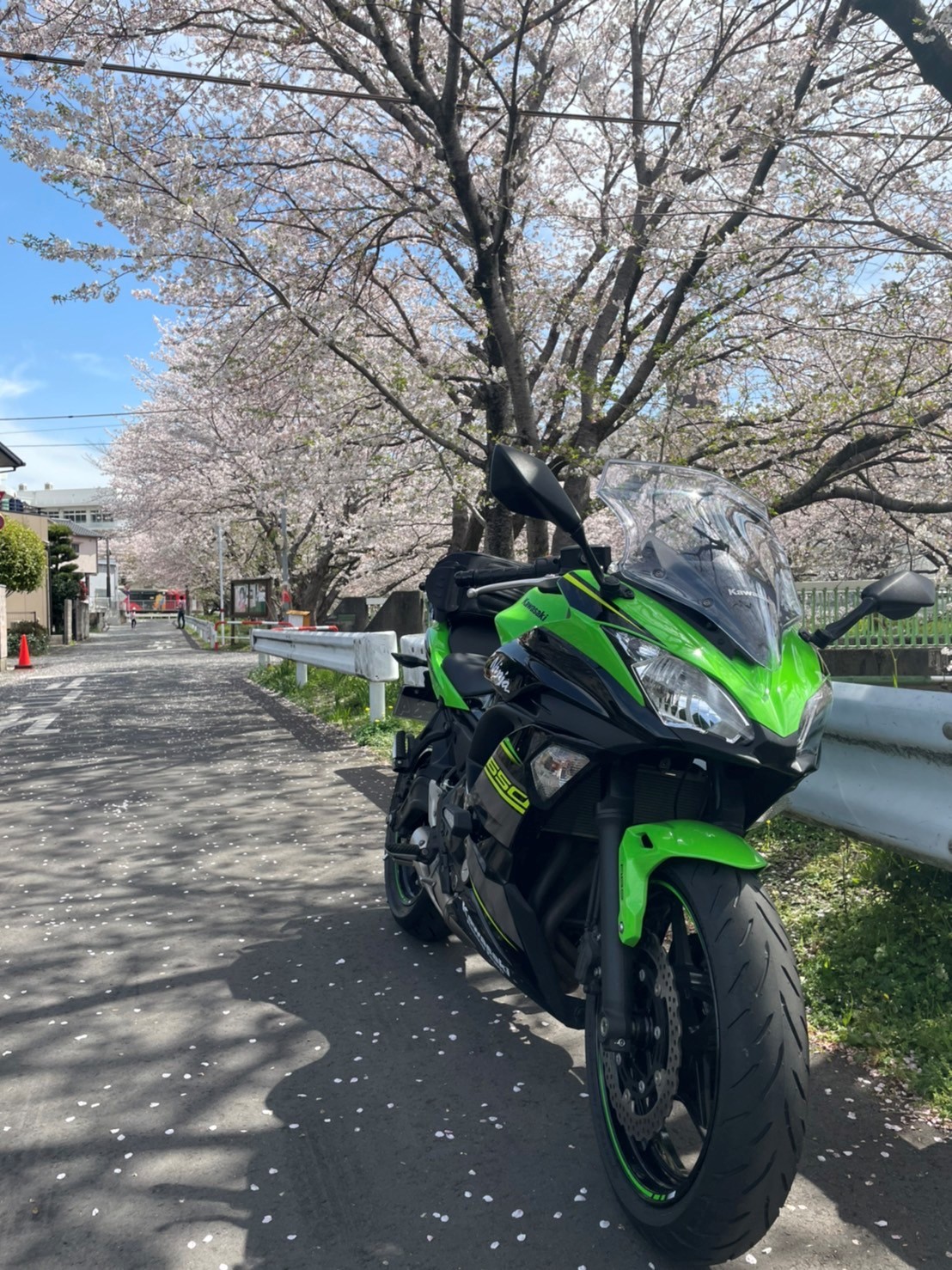 熊本市東区渡鹿で撮影されたninja650の画像