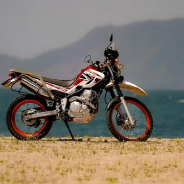 芦北で撮影されたツーリングセロー250の画像