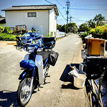 宇土市で撮影されたスーパーカブ50の画像