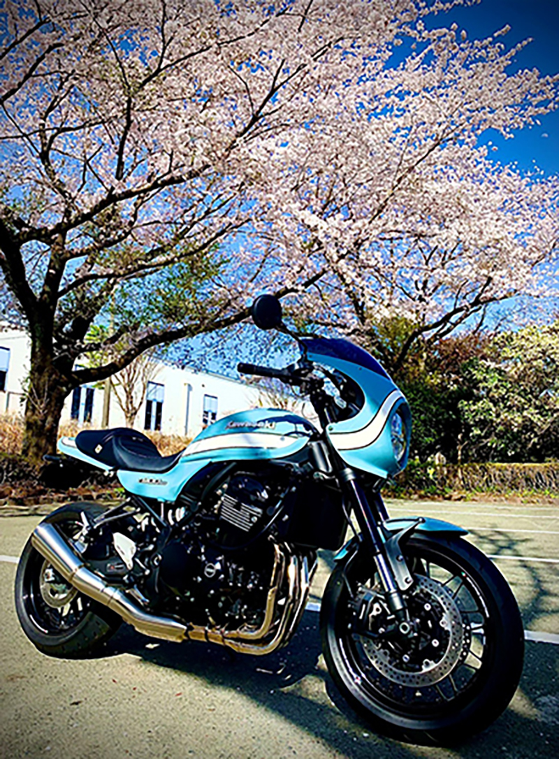 大津町で撮影されたZ900RSCAFEの画像