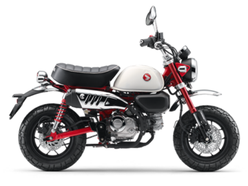ホンダ　モンキー１２５　２０２５モデル新色　ホワイトの画像