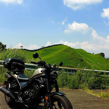 南阿蘇で撮影されたレブル250の画像